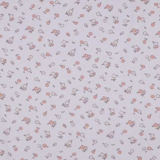 [VE-04172-005] Jersey Waffle Small Flower Soft Lilac