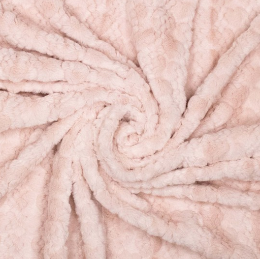 [POL-416085-11] Namaakbont Rabbit Fur Hearts Light Rose