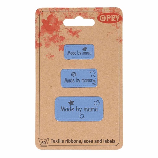 [DBF-69655-05] Opry skai-leren labels made by mama blauw