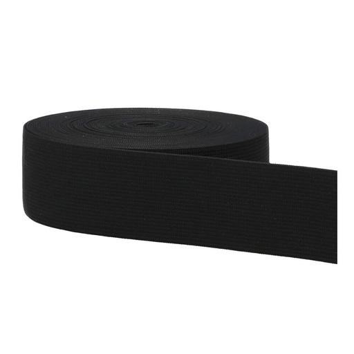 [DBF-97815-000] Ceintuurelastiek 40mm - 000 zwart