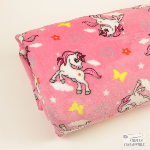 [ZA-903096-01] Wellness Fleece Eenhoorn Pink