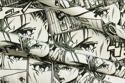 [CI-COTSTACOMICS-02] Katoen print Strip Japan