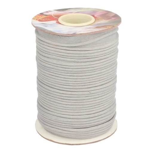 [DBF-5009-006] Paspelband kat/polye 3mm lichtgrijs