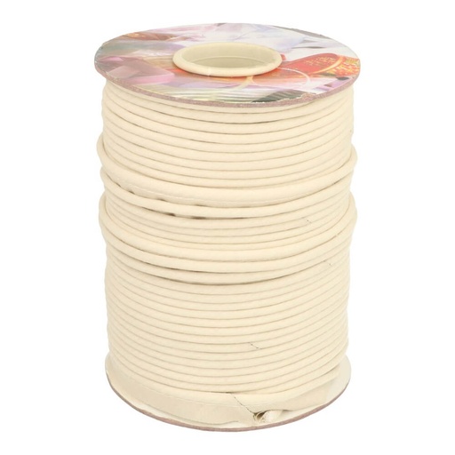 [DBF-5009-849] Paspelband kat/polye 3mm licht beige