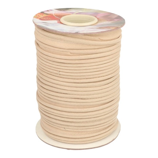 [DBF-5009-886] Paspelband kat/polye 3mm beige