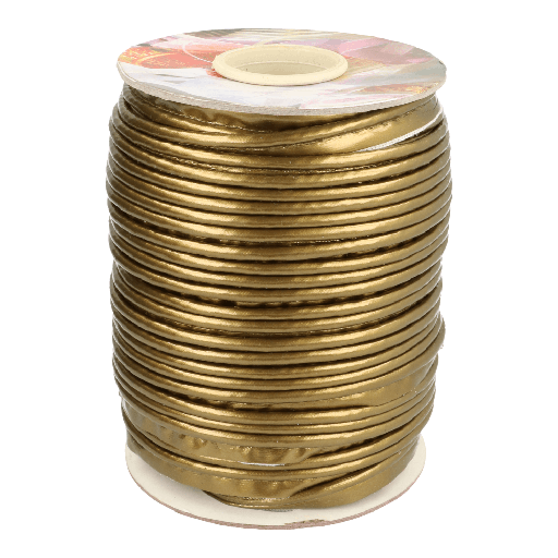 [DBF-5008-1] Paspelband lakleer 12mm goud