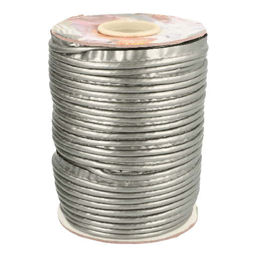 [DBF-5008-002] Paspelband lakleer 12mm zilver