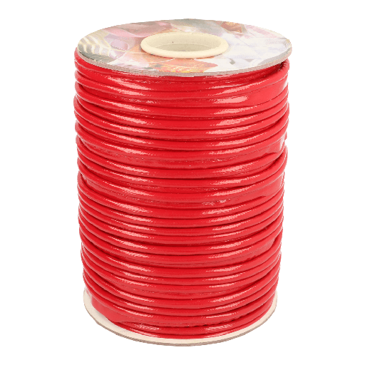 [DBF-5008-750] Paspelband lakleer 12mm rood