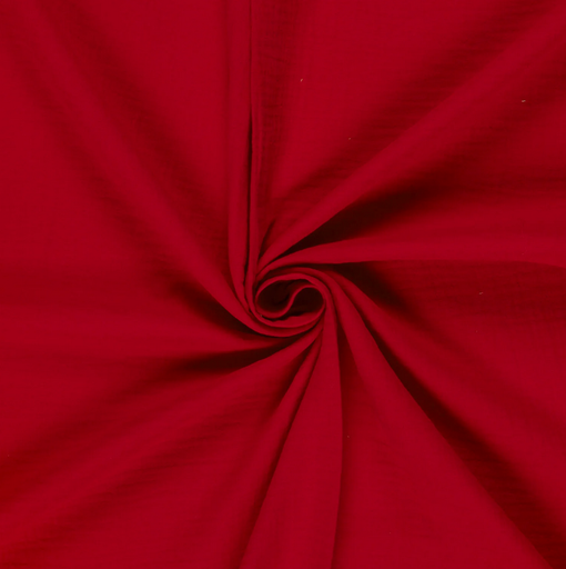 [NO-03001-016] Double Gauze Dark Red