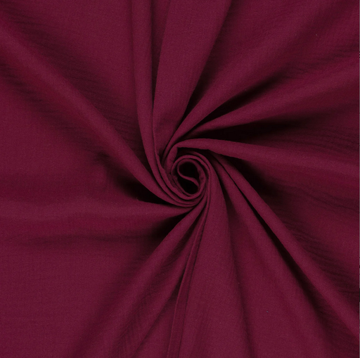 [NO-03001-018] Double Gauze Bordeaux