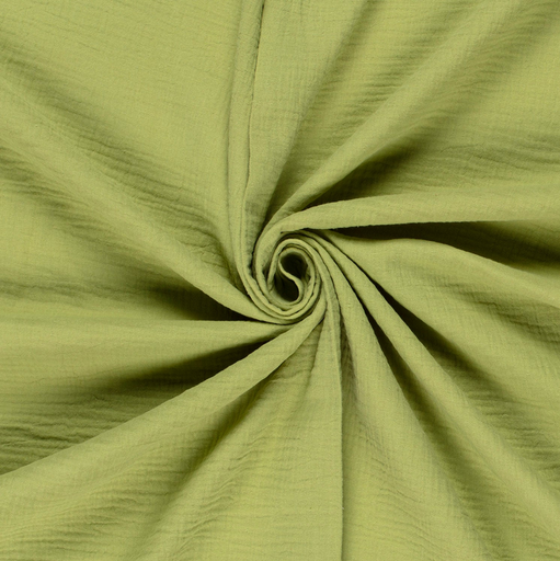 [NO-03001-023] Double Gauze Olive Green