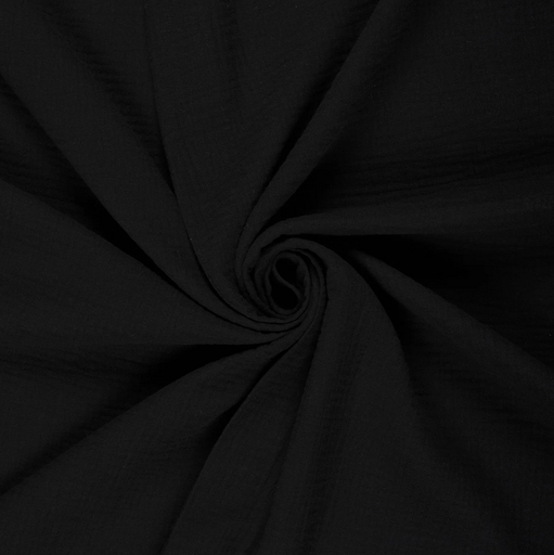 [NO-03001-069] Double Gauze Black