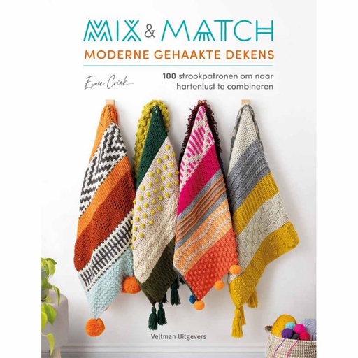[DBF-9999-1209] BOEK Mix & Match moderne gehaakte dekens - Esme Crick