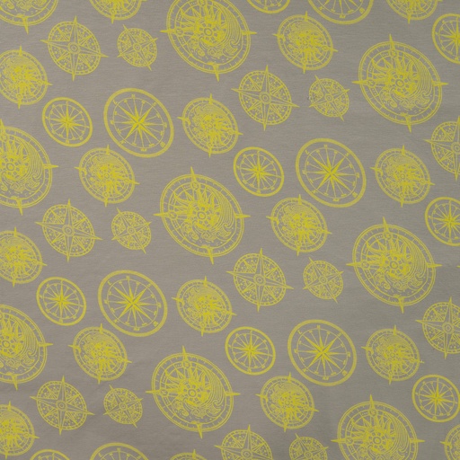 [QT-K10353-270] Jersey Katoen Kompas Licht Kaki
