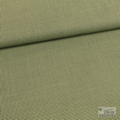 [184-0217] Wollen Pied de Poule Lime
