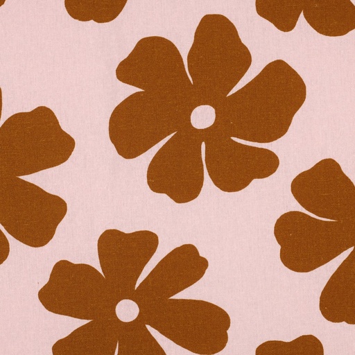 [VE-04171-006] Li/Vi Big Flower Havanna/Light Rose