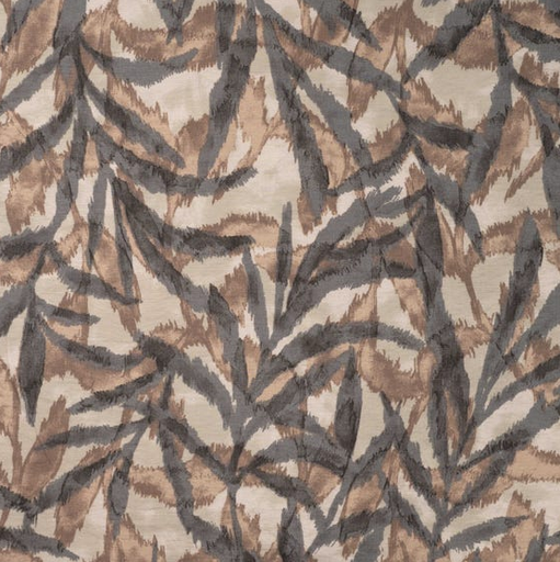 [QT-P12002-520] Viscose Nylon Air flow Leaves Brown