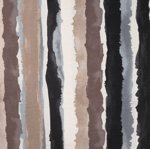[QT-P12003-520] Viscose Nylon Air flow Stripes Brown