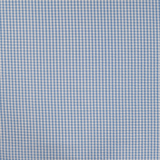 [QT-Q11730-910] Seersucker Poly/Co Vichy Light Blue