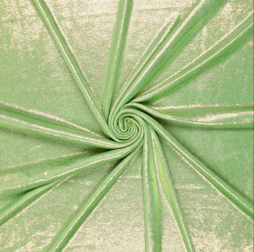 [KI-20627-315] Jersey Slinky Bijoux Foil Lime
