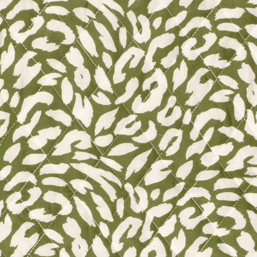 [NO-23260-027] Matelassé Print Green/White 