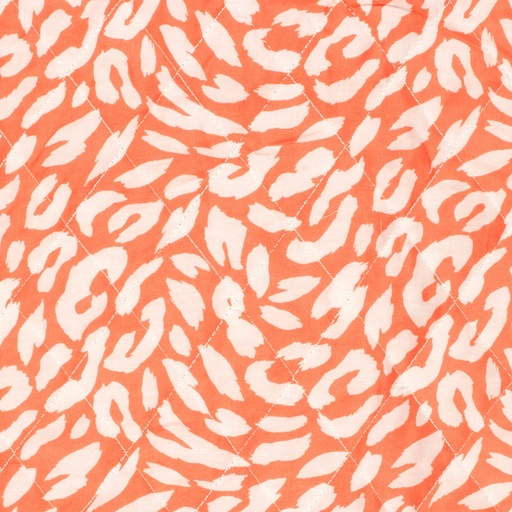 [NO-23260-038] Matelassé Print Salmon/White