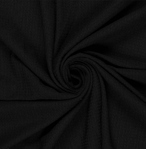 [NO-23003-069] Jersey Polyester Bubble Black