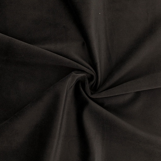 [TI-T08231-014] Fluweel Soepel - Zwart