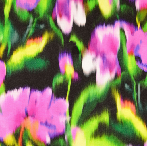 [HE-211664-0002] Visco. Satin Digital Batikflower Fuchsia