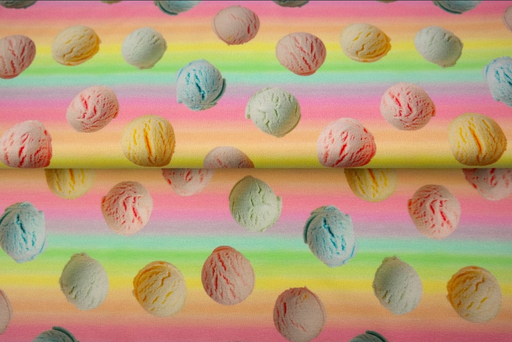 [ST-25282-09] Jersey Digital Icecream Rainbow