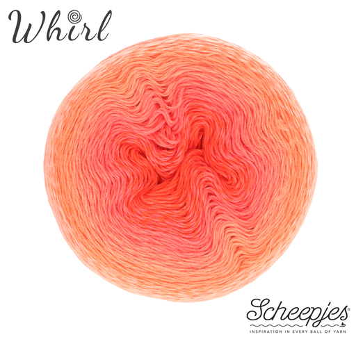 [DBF-1698-557] Scheepjes Whirl 1000m - 557 Coral Catastrophe