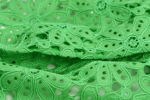 [PN-0214051-10] Bloempjes Kant Groen