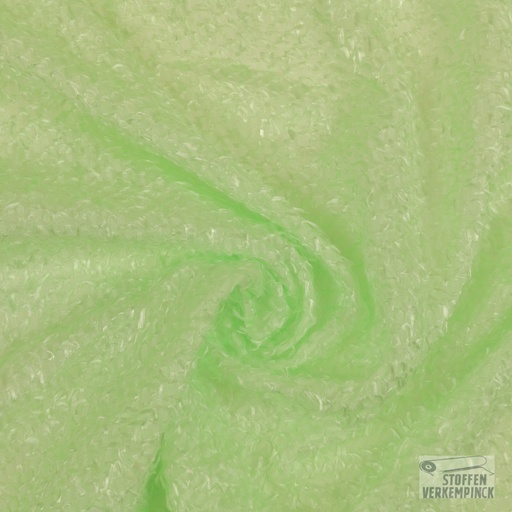[BEW-1114-01] Viscose Hairy Chiffon Pastel Groen