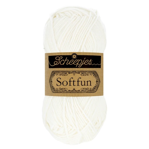 [DBF-1592-2412] Scheepjes Softfun 50g -2412 Snow