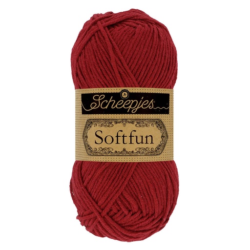 [DBF-1592-2492] Scheepjes Softfun 50g - 2492 Bordeaux