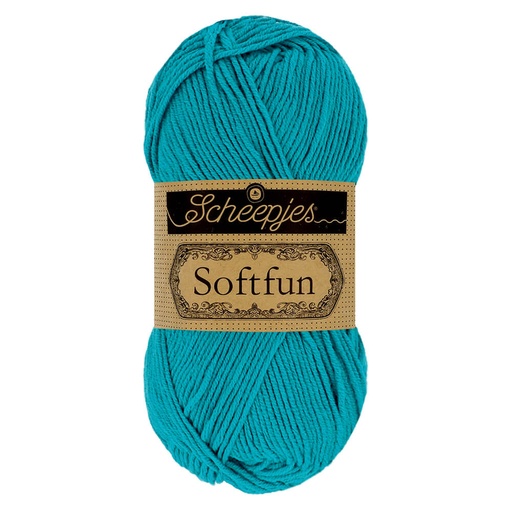 [DBF-1592-2511] Scheepjes Softfun 50g - 2511 Dark Turquoise