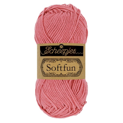 [DBF-1592-2514] Scheepjes Softfun 50g - 2514 Rose