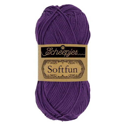 [DBF-1592-2515] Scheepjes Softfun 50g - 2515 Deep Violet