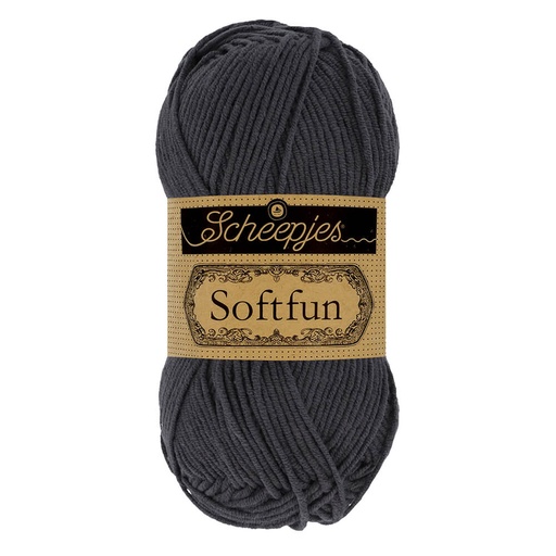 [DBF-1592-2601] Scheepjes Softfun 50g - 2601 Graphite