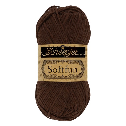 [DBF-1592-2623] Scheepjes Softfun 50g - 2623 Chocolate