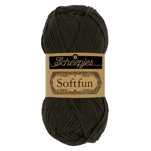 [DBF-1592-2628] Scheepjes Softfun 50g - 2628 Charcoal