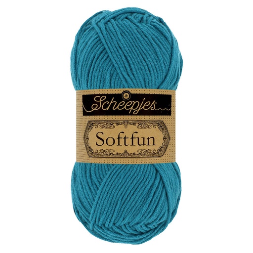 [DBF-1592-2649] Scheepjes Softfun 50g - 2649 Peacock