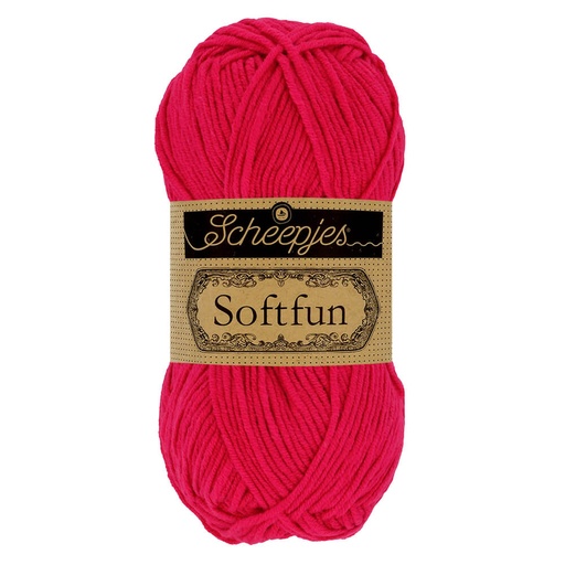 [DBF-1592-2654] Scheepjes Softfun 50g - 2654 Magenta