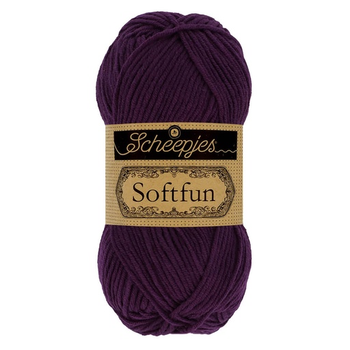 [DBF-1592-2656] Scheepjes Softfun 50g - 2656 Aubergine