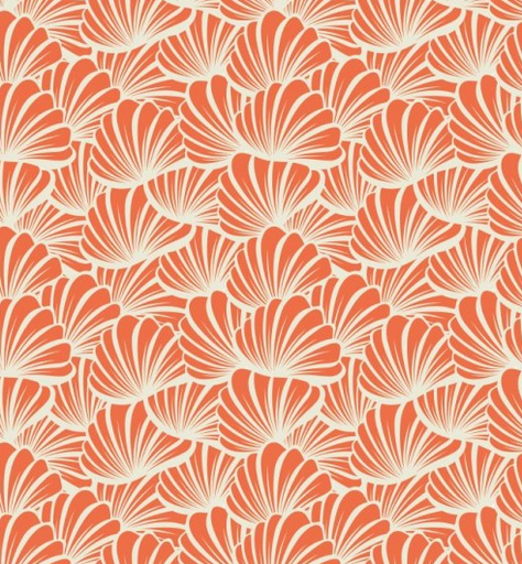 [POL-353012-20] Canvas Beachy Shells Salmon