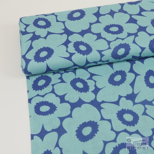 [POL-361009-43] Visco/Lin Flower Power Cobalt/Blue