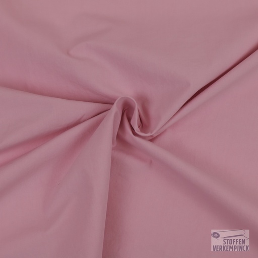 [POL-FM791024-613] Stone washed popeline Fibre Mood Rose
