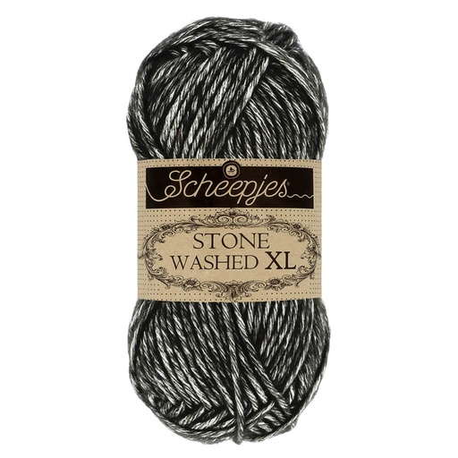 [DBF-1665-843] Scheepjes Stone Washed XL- 843 Black Onyx