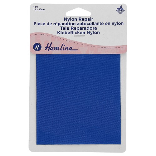 [DI-H689.ROYAL] Herstelstuk nylon zelfklevend 10x20cm - Royal