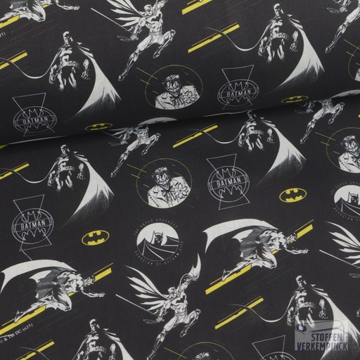 [MO-POPLI-50025] Katoen Batman Zwart
